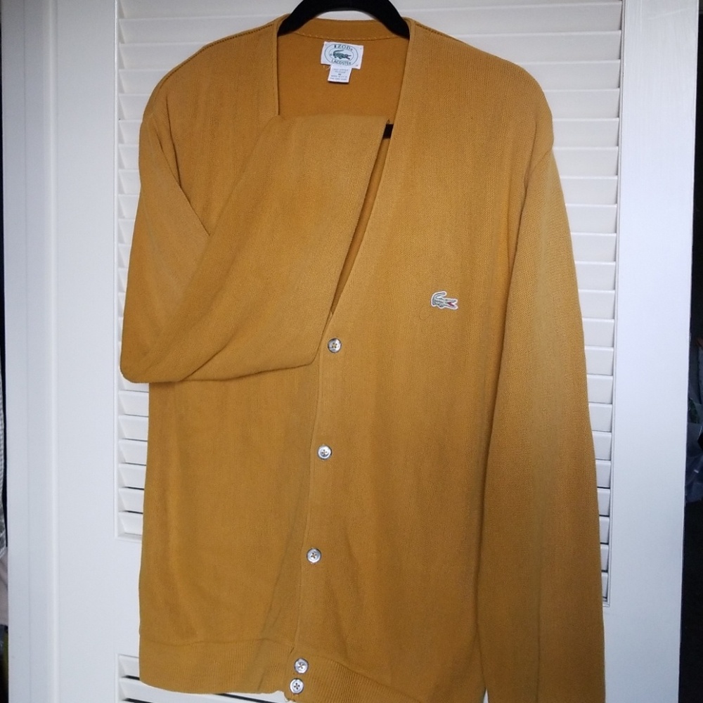RARE Vintage Lacoste Cardigan Sweater